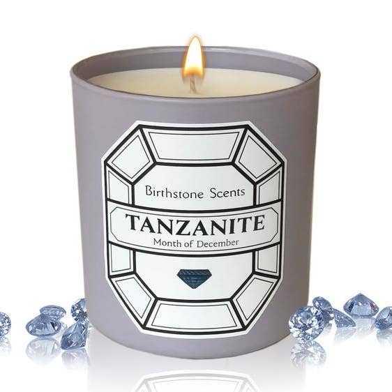 Vela de tanzanita para venta al por mayor de Birthstone Scents