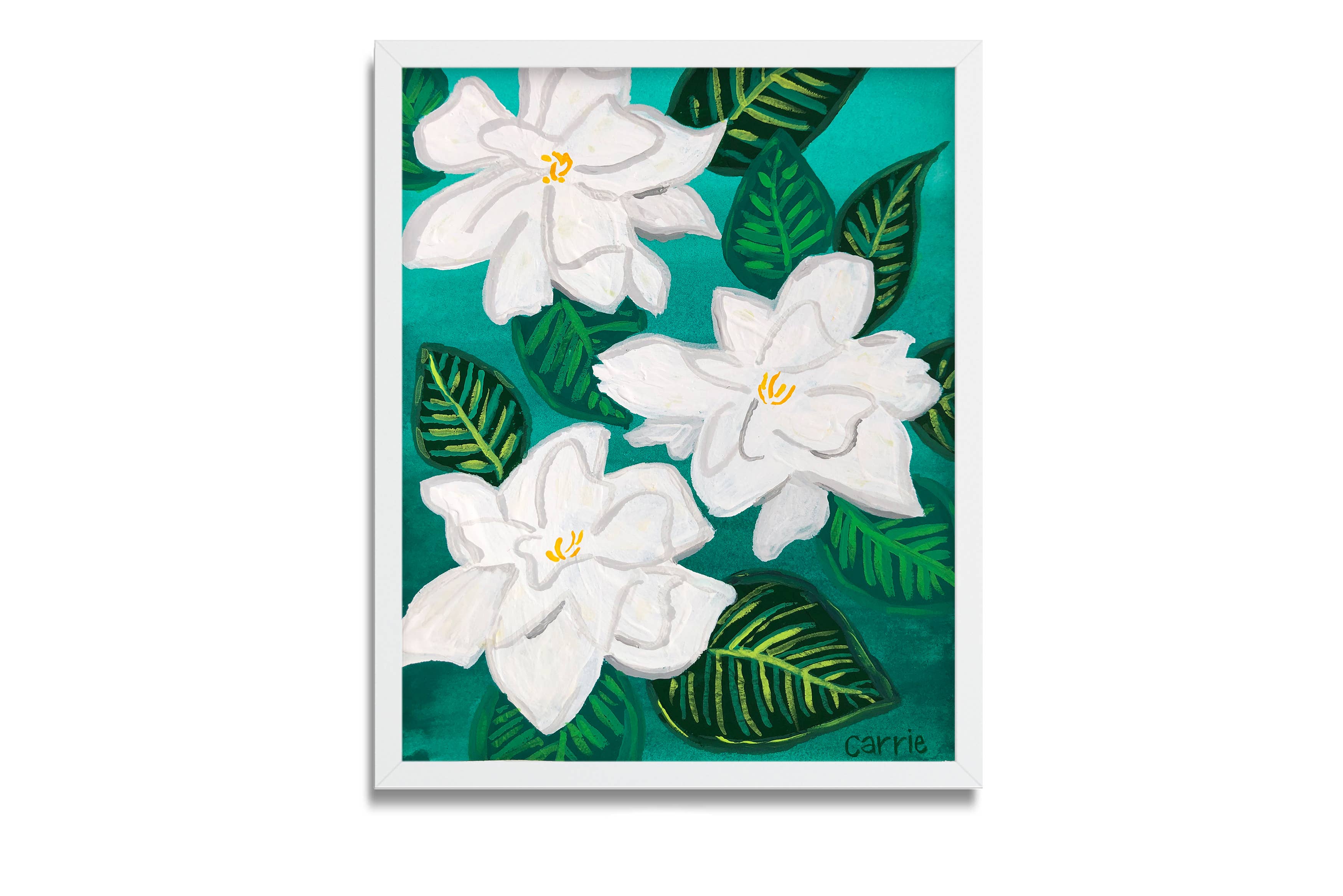 BrightKind Creative - Wholesale Art Print - Floral - Gardenia2