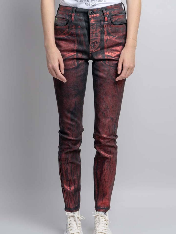 CHERRY - Red Metallic for wholesale by Neon Denim Brand