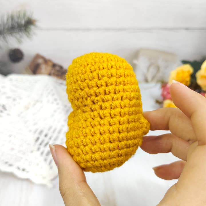 Anh2 LTD - Wholesale Stuffed/plush toy – Kids & baby - Crochet Chicken Nugget, Handmade Emotional Support Chicken3