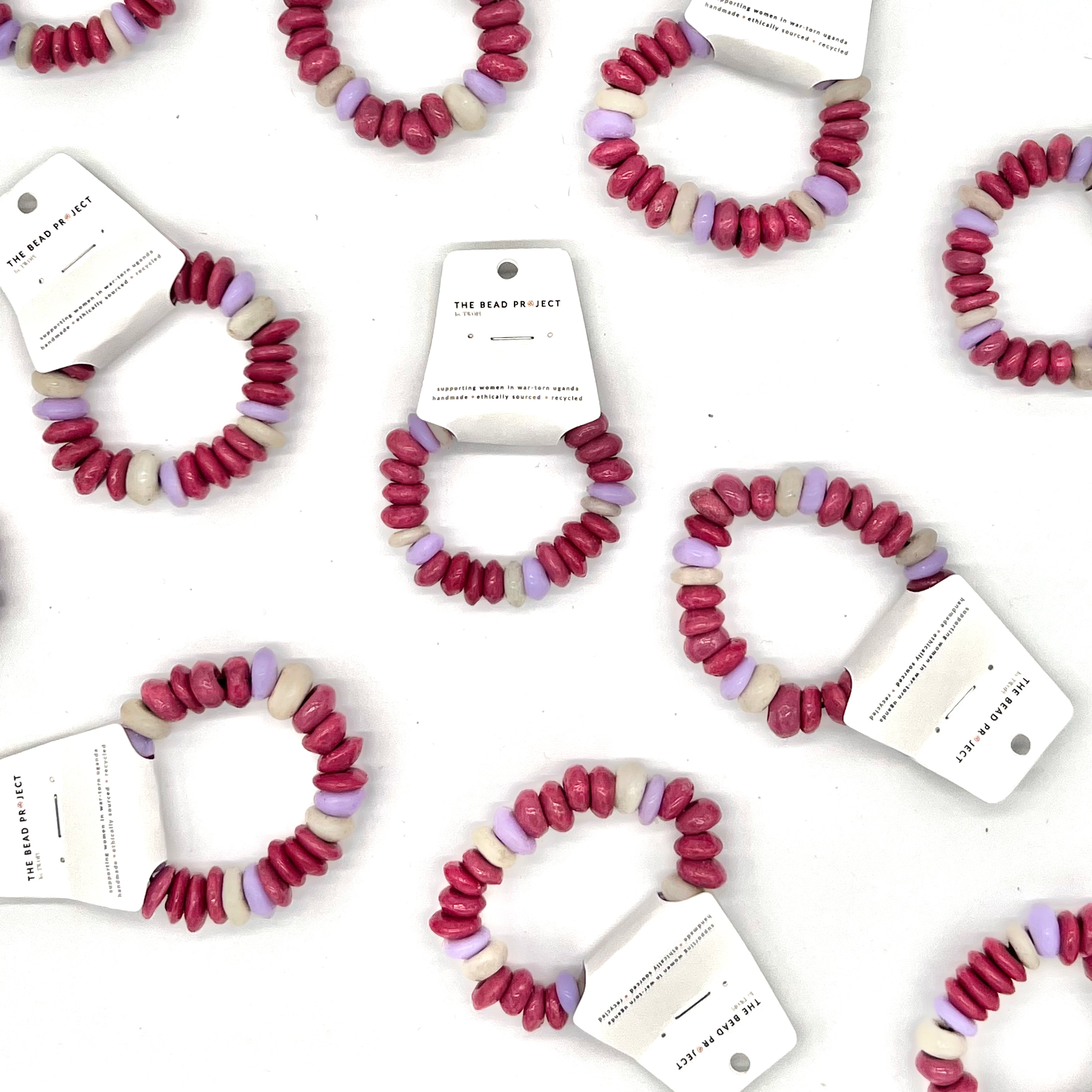 The Bead Project by TWOPU - Wholesale Beaded Bracelet - Chunky Glass Bracelet 13