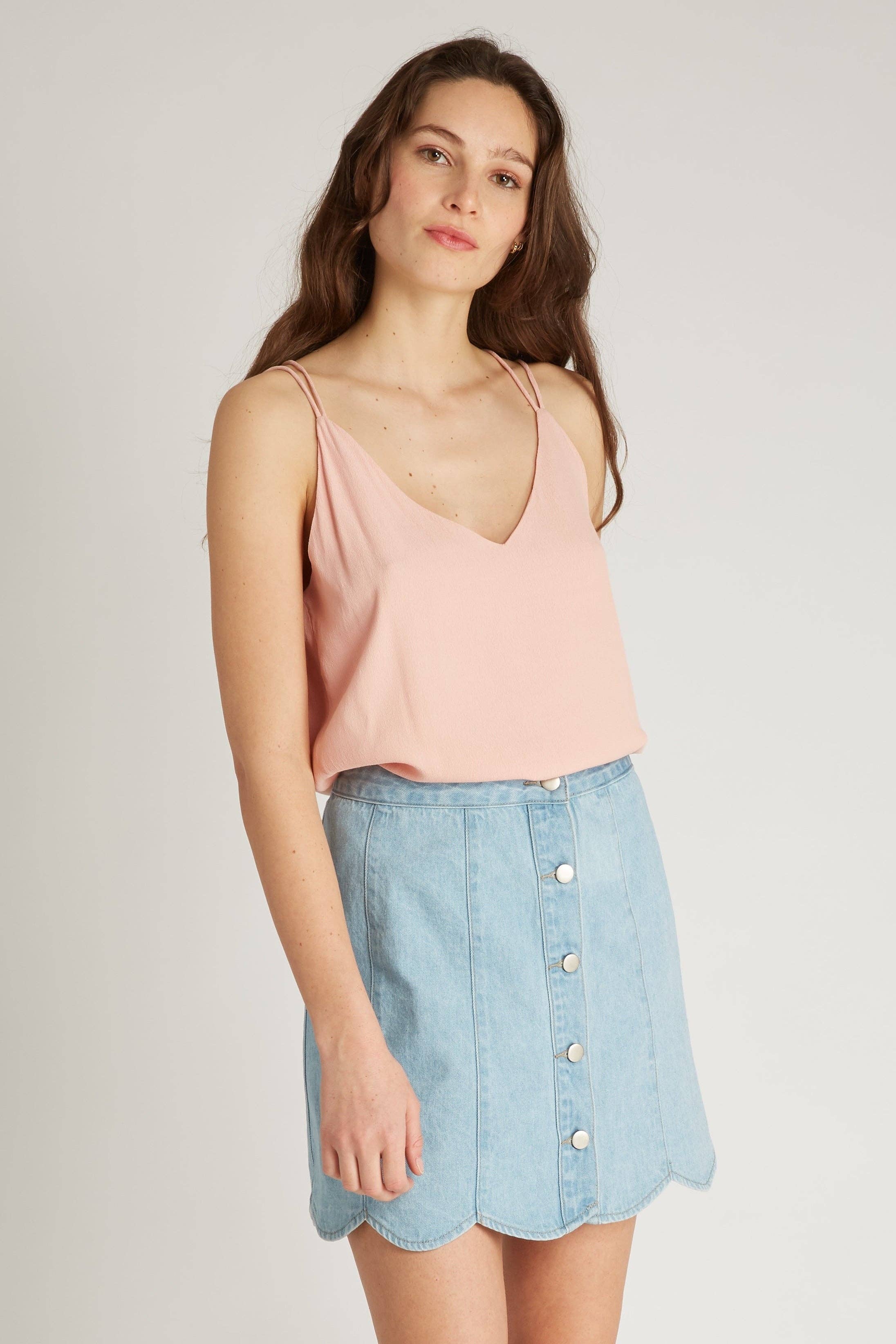 Andy & Lucy – Engroshandel Tanktop – Kvinder – DANNY - Tanktop med åben ryg med tynde stropper7