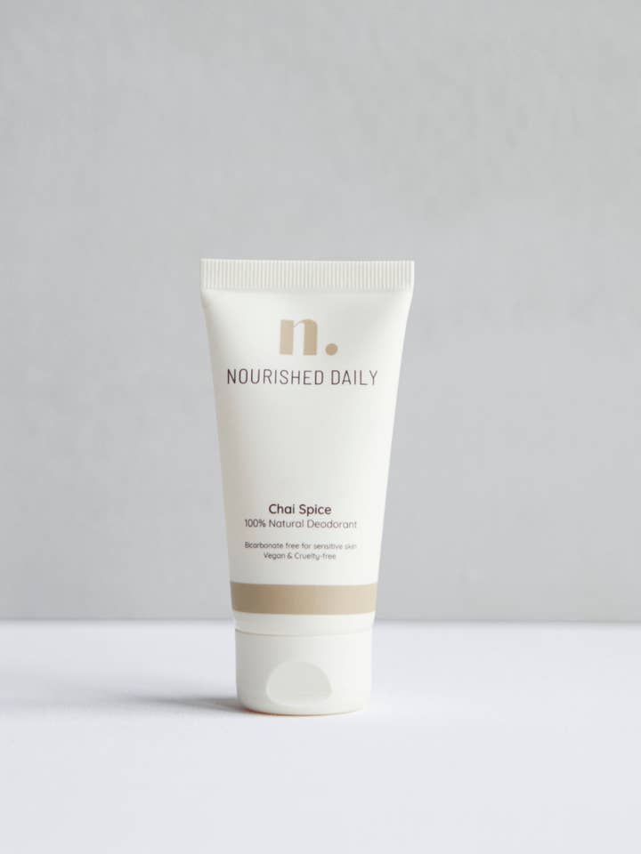 Sensitive Skin Deodorant - Chai Spice (50g) | Aluminium Free for wholesale by Nourished Daily
