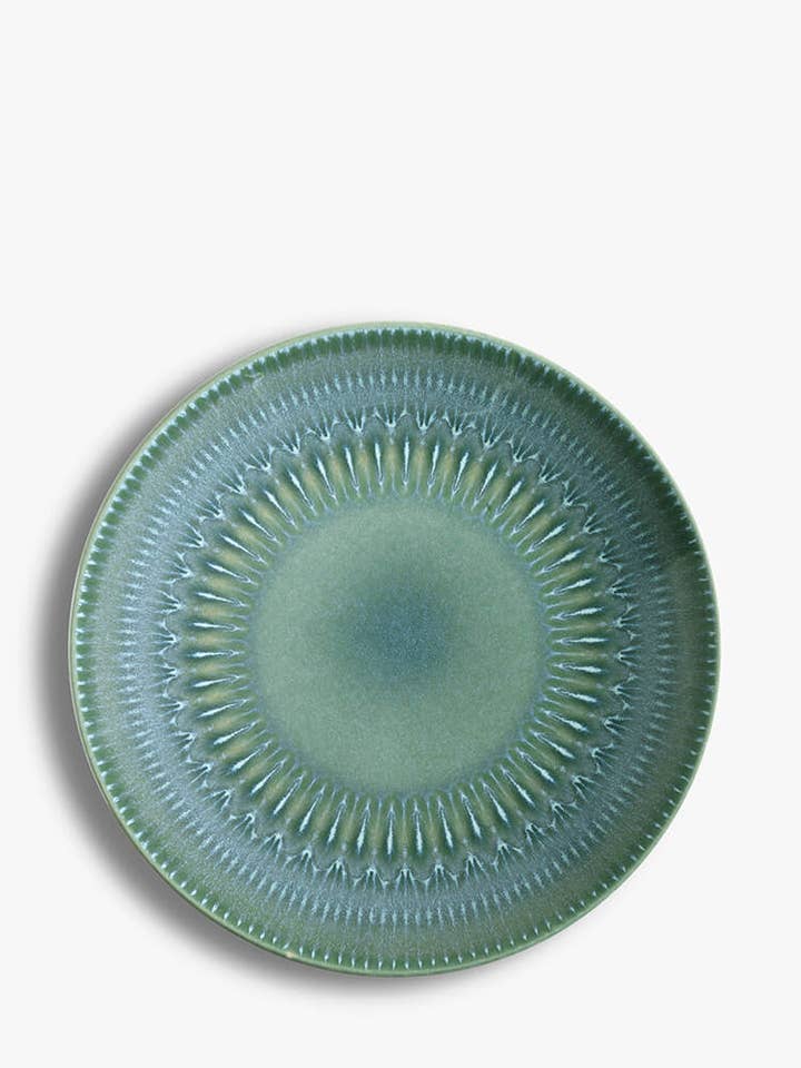 Living Jewels Dinner Plate 27Cm - Green for wholesale by Pure Table Top Ltd