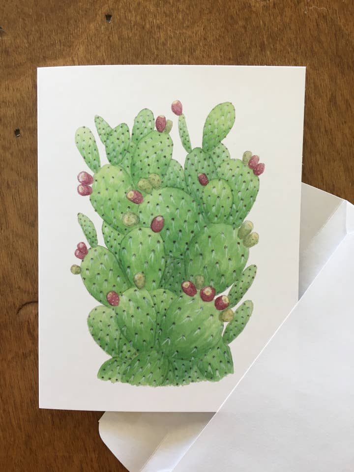 Carte de vœux de Barbarie pour la vente par Brushes and Boots