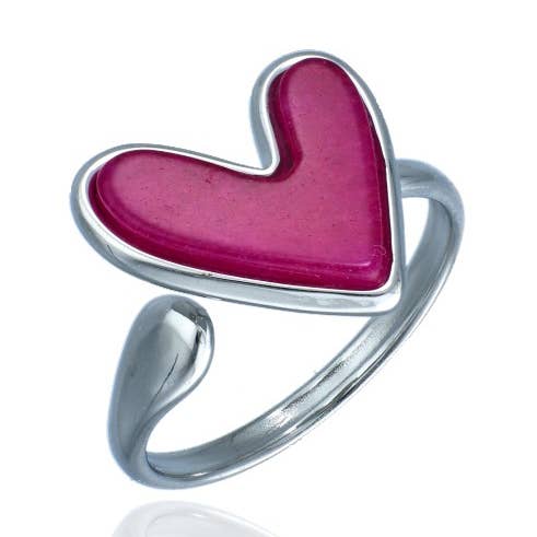 Love & Crazy Stålringe for engroshandel hos Las Joyas de Amanda