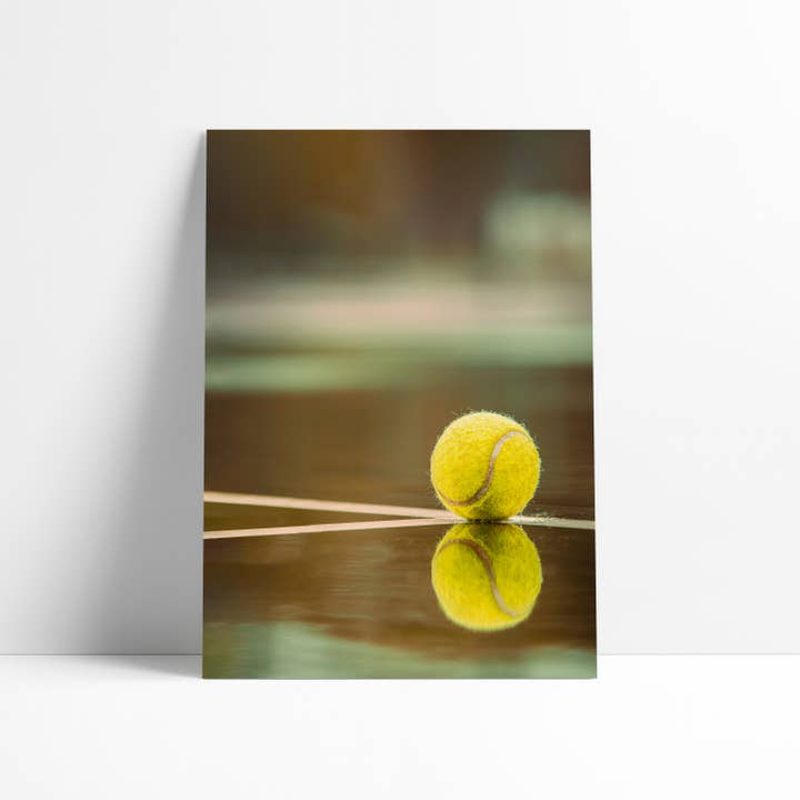 POSTER 30X40 CM - Tennis Spiegel voor wholesale door David & David Studio