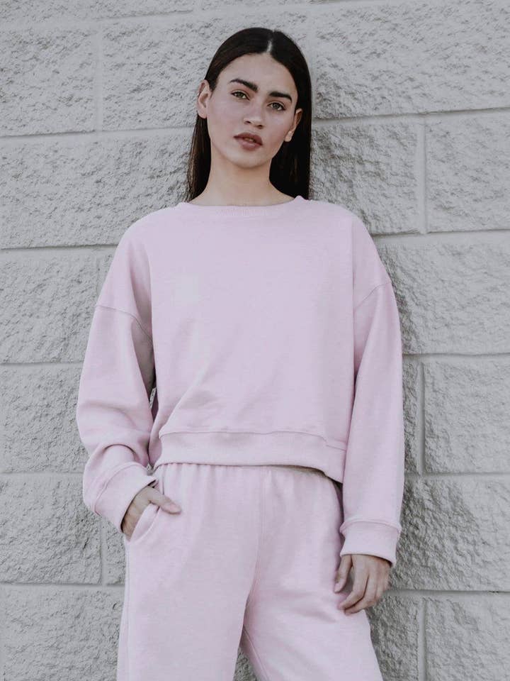 Pink Cloud Sweatshirt for wholesale by MUSE FASHION
