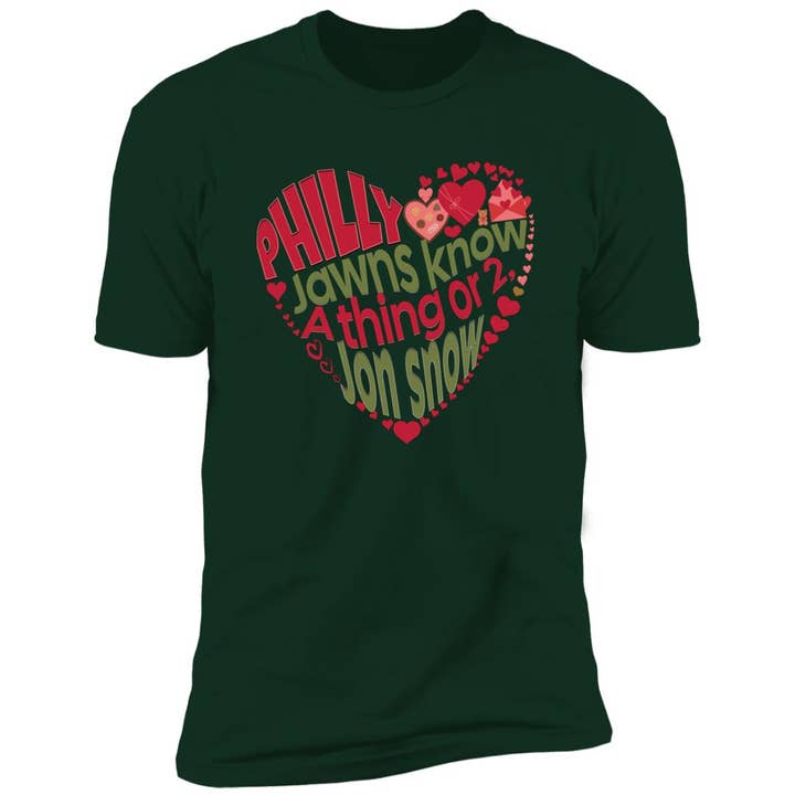 Philly "Jawns know a thing or 2" Premium Unisex T-shirt for wholesale by VivaCity Gear