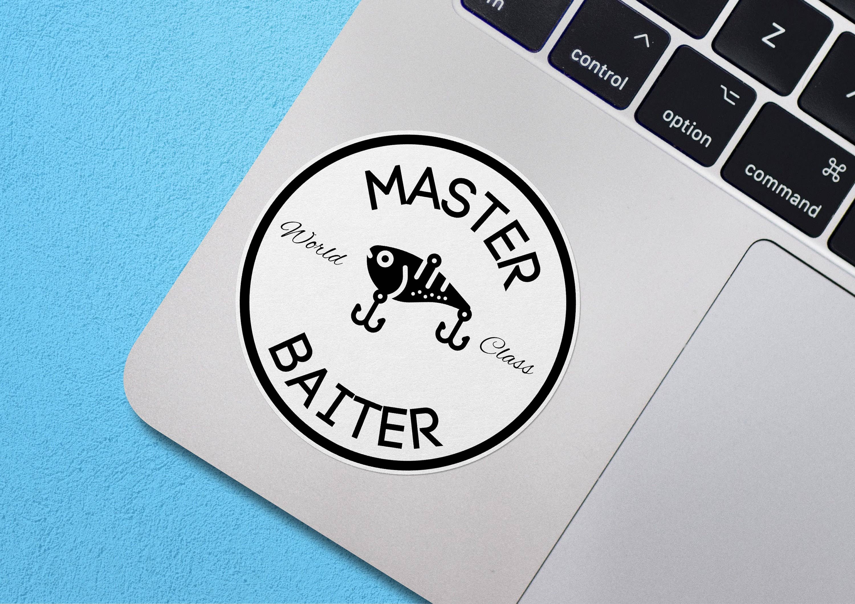 Sticker Bull - Wholesale Sticker - World Class Master Baiter Sticker, Swim Bait Sticker, Meme Sticker, Funny Waterproof Vinyl Sticker Decal for Laptop, Car, Hydroflask Sticker.3