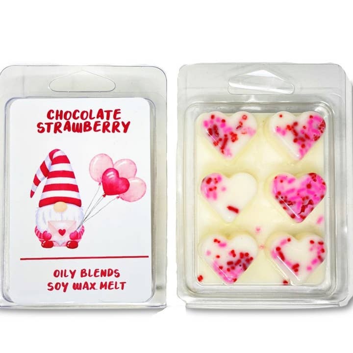 Valentines Day Heart Gnome Wax Melts Love Heart Shaped for wholesale by Oily Blends