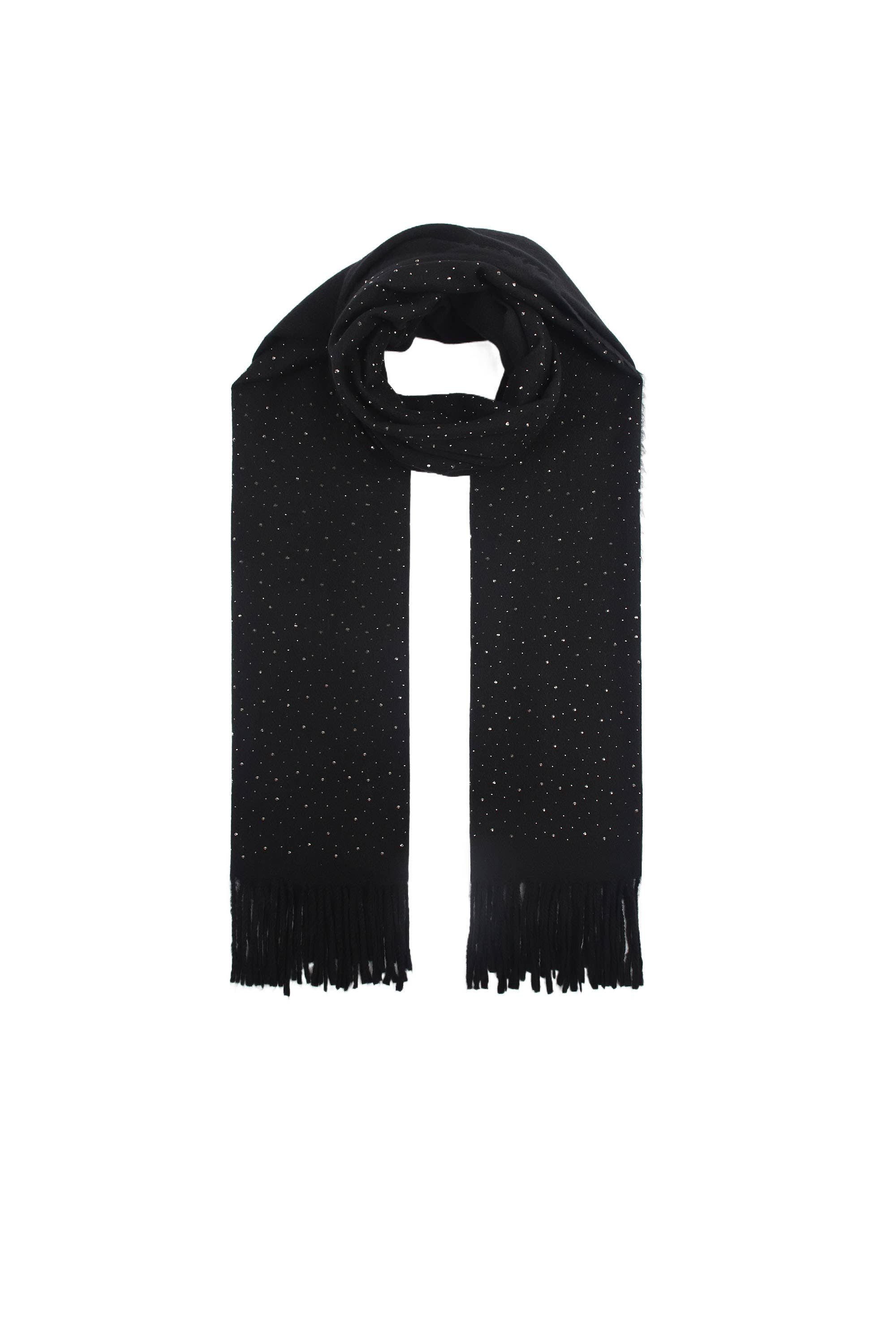 PHANIE MODE - Wholesale Scarf - Women's - E-09300 Scarf with rhinestones and fringes24