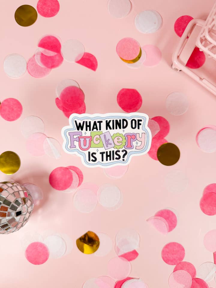 Wat voor soort f** kery is deze vinylsticker voor wholesale door BlushedDesigns Co.