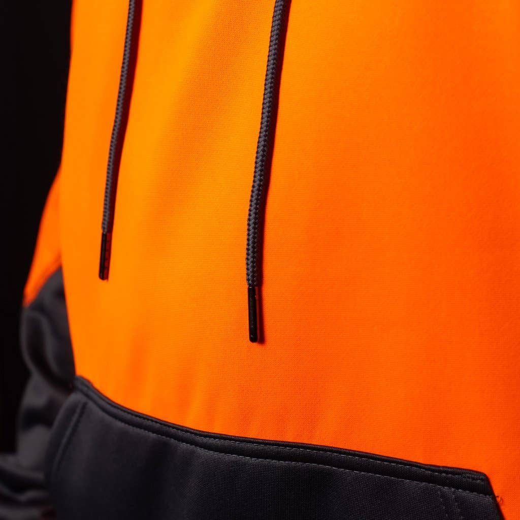 BAD WORKWEAR - Wholesale Hoodie - Men's - BAD ESSENTIAL™ HI-VIS FLEECE HOODIE8