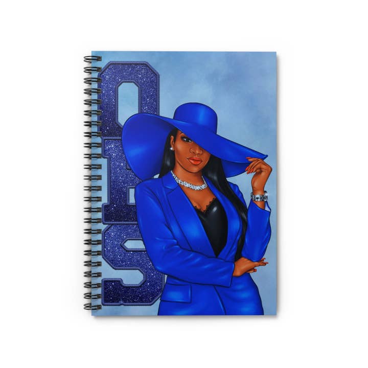 Blue OES Spiral Notebook - Ruled Line for wholesale by Naomi's Happy Place Shop