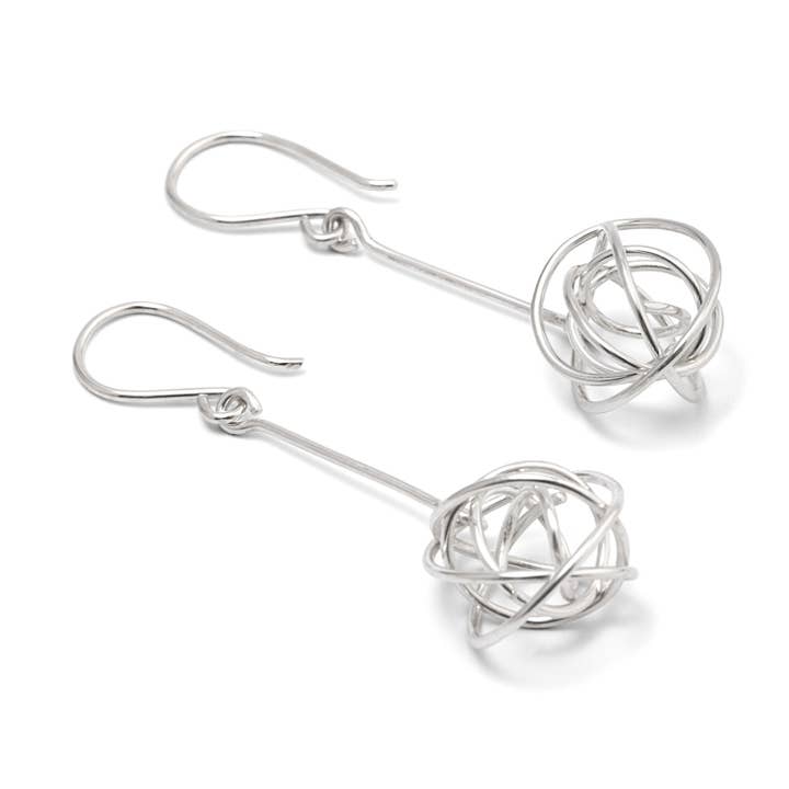 Colgantes largos con cuentas de garabatos para venta al por mayor de kari woo art jewellery