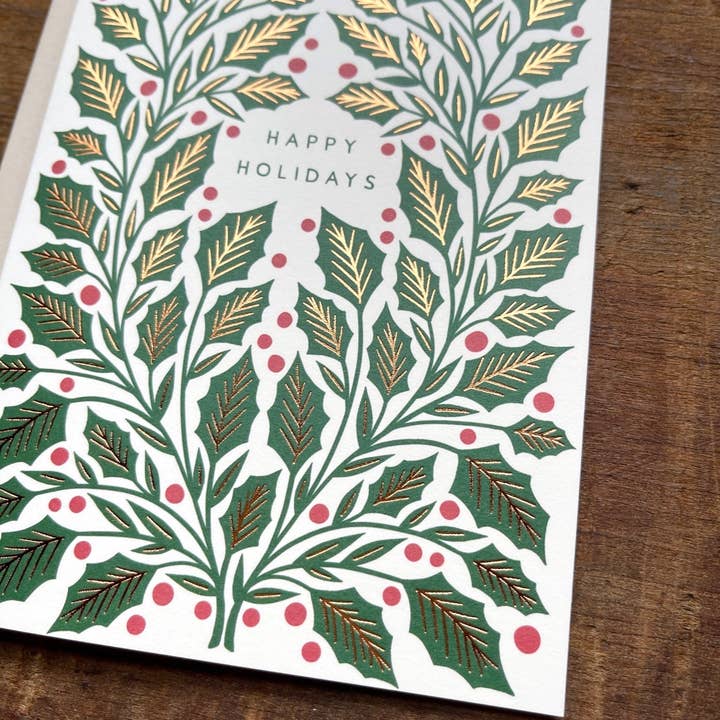 Katharine Watson - Wholesale Everyday Greeting Card - "Happy Holidays," Holiday Card4