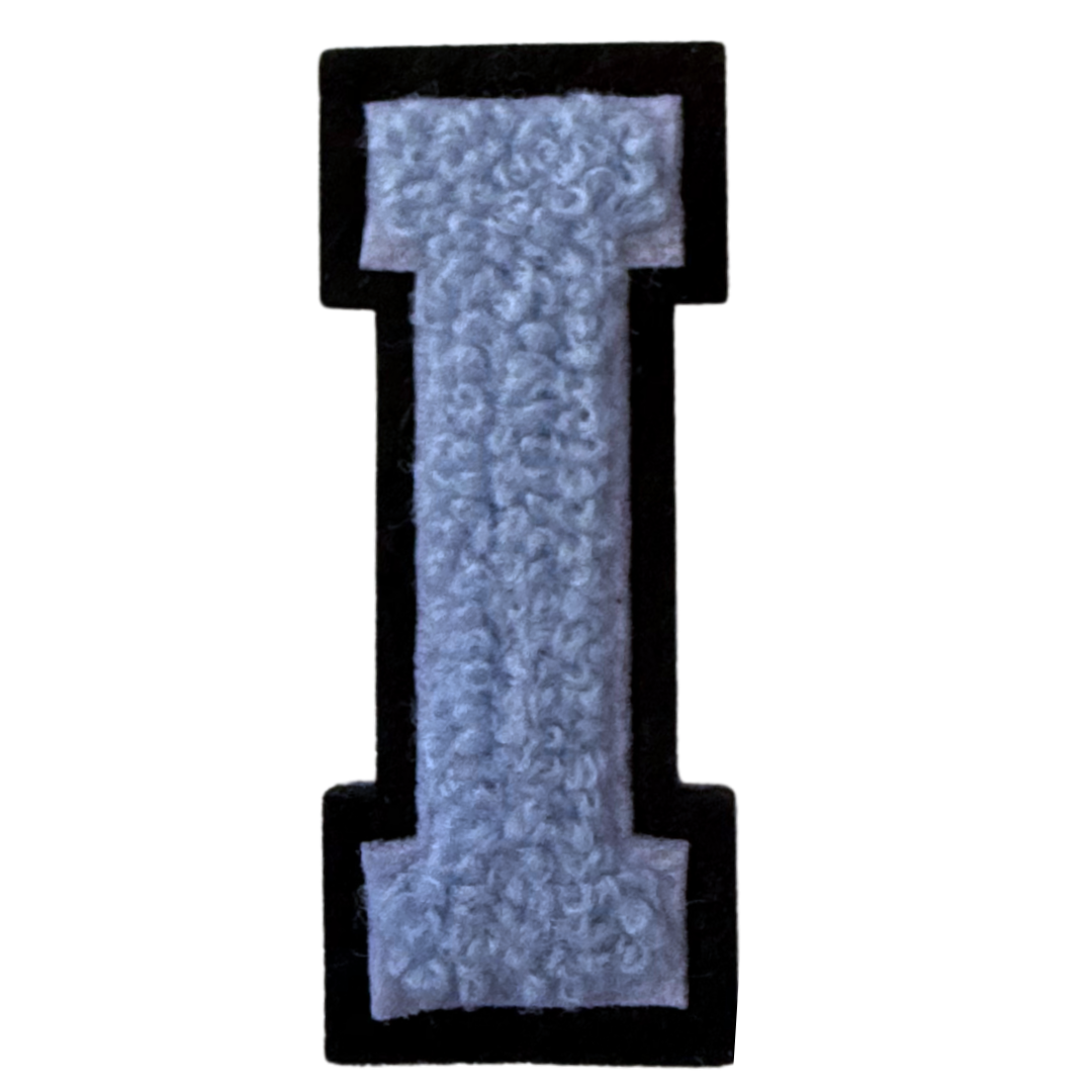 Patch Points - Wholesale Patch - Baby Blue Varsity Letter Sticker & Iron On8