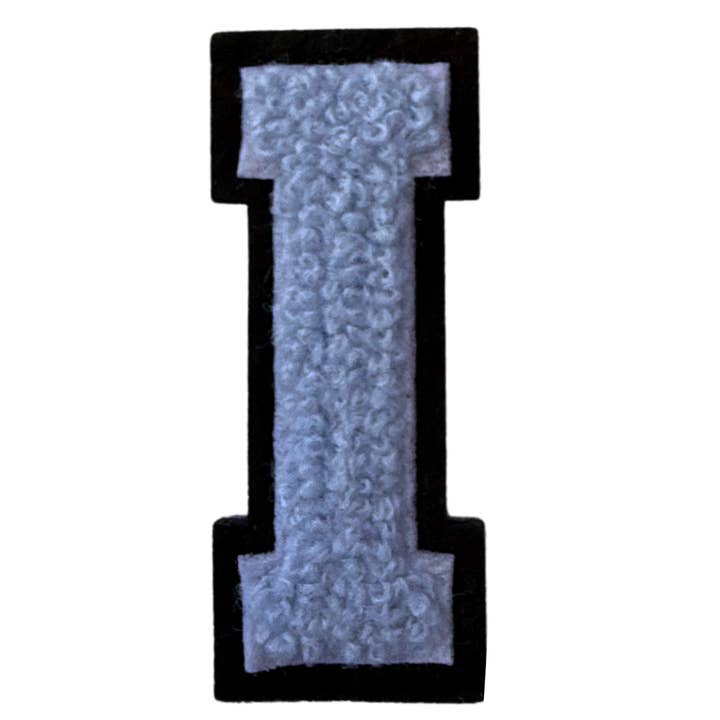 Patch Points - Wholesale Patch - Baby Blue Varsity Letter Sticker & Iron On8