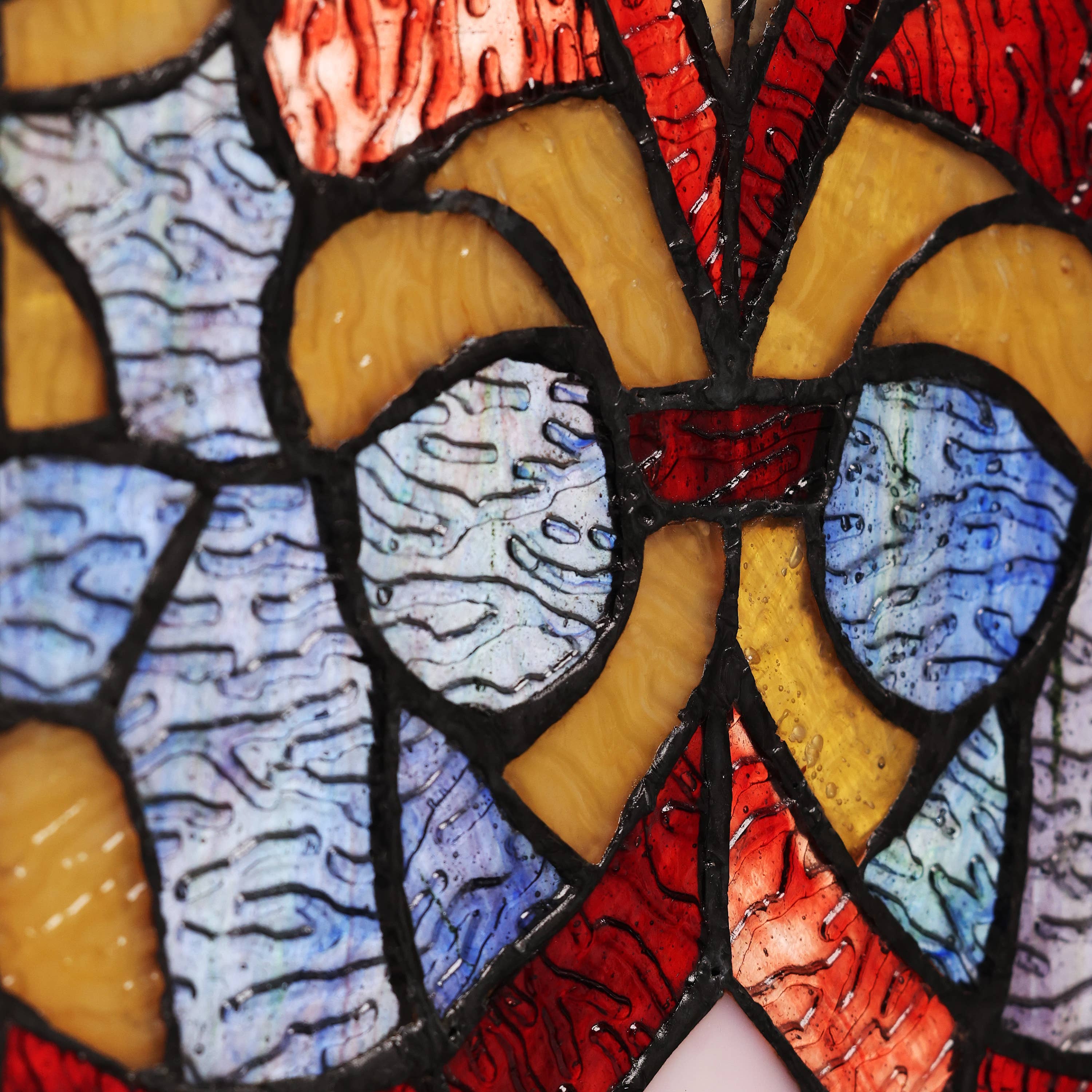 River of Goods - Wholesale Suncatcher - 36"H Lani Victorian Stained Glass Window Panel17