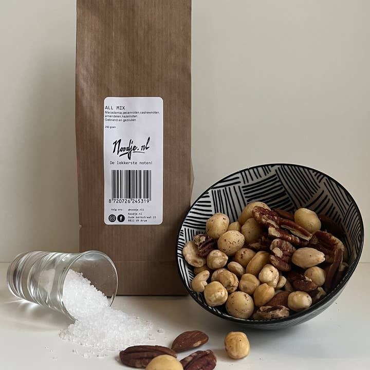 Toda la mezcla tostada y salada 250 gramos (sin cacahuetes) para venta al por mayor de Boxprojects