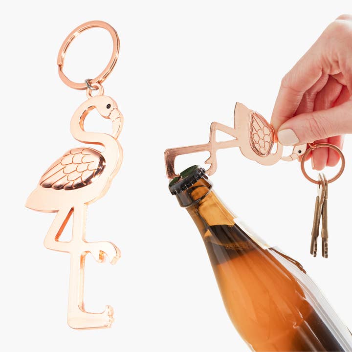 UBERSTAR - Wholesale Bottle/wine opener - Flamingo Keyring Bottle Opener5