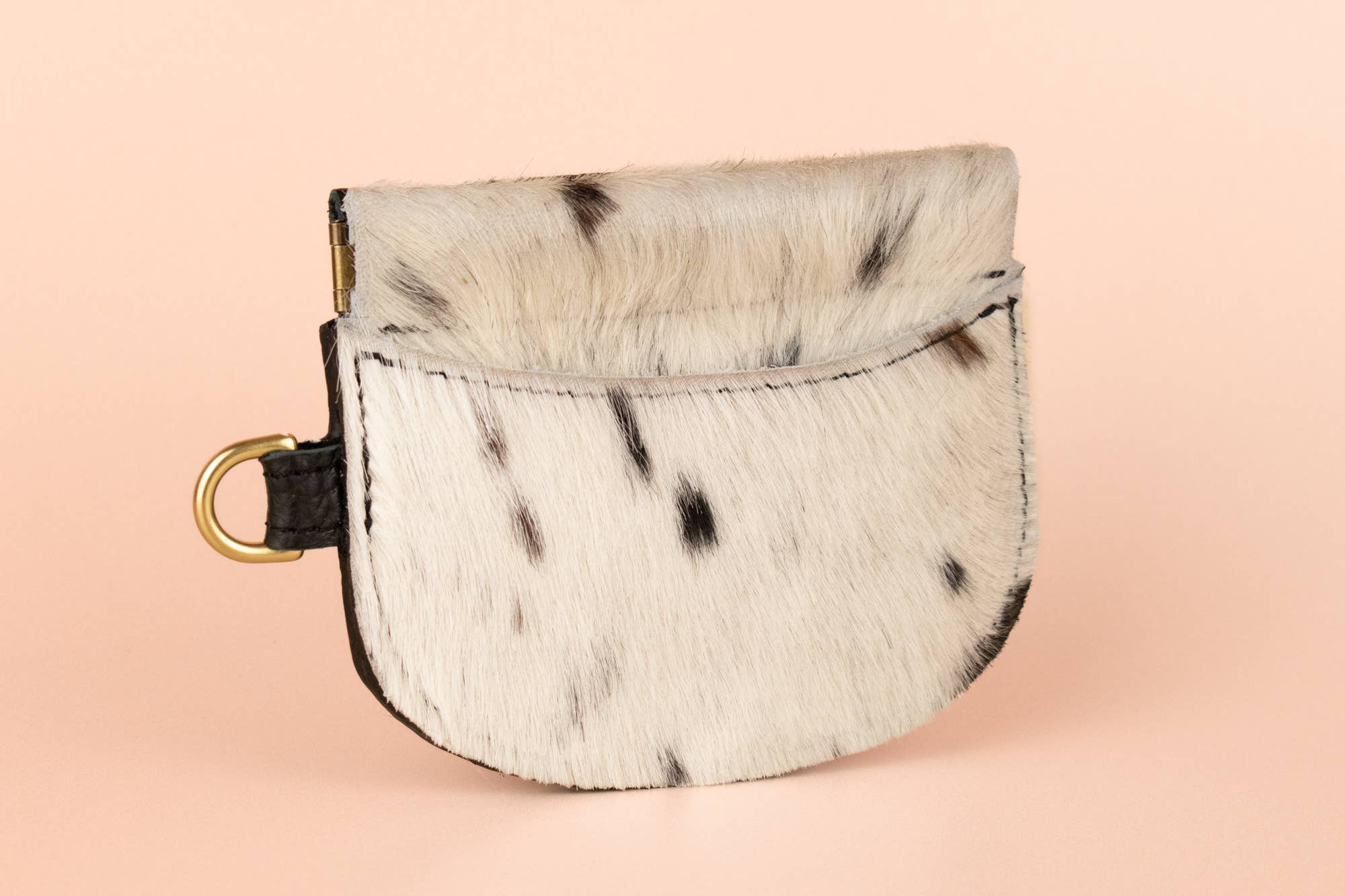 Cold Gold - Wholesale Card Holder - Women's - Cow Print Card Case, Western Leather Wallet4