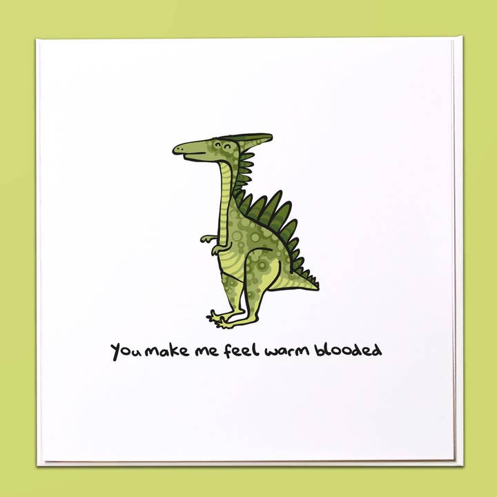 Du får mig til at føle mig varmblodet Hilsen Kort for engroshandel hos The Crafty Giraffe