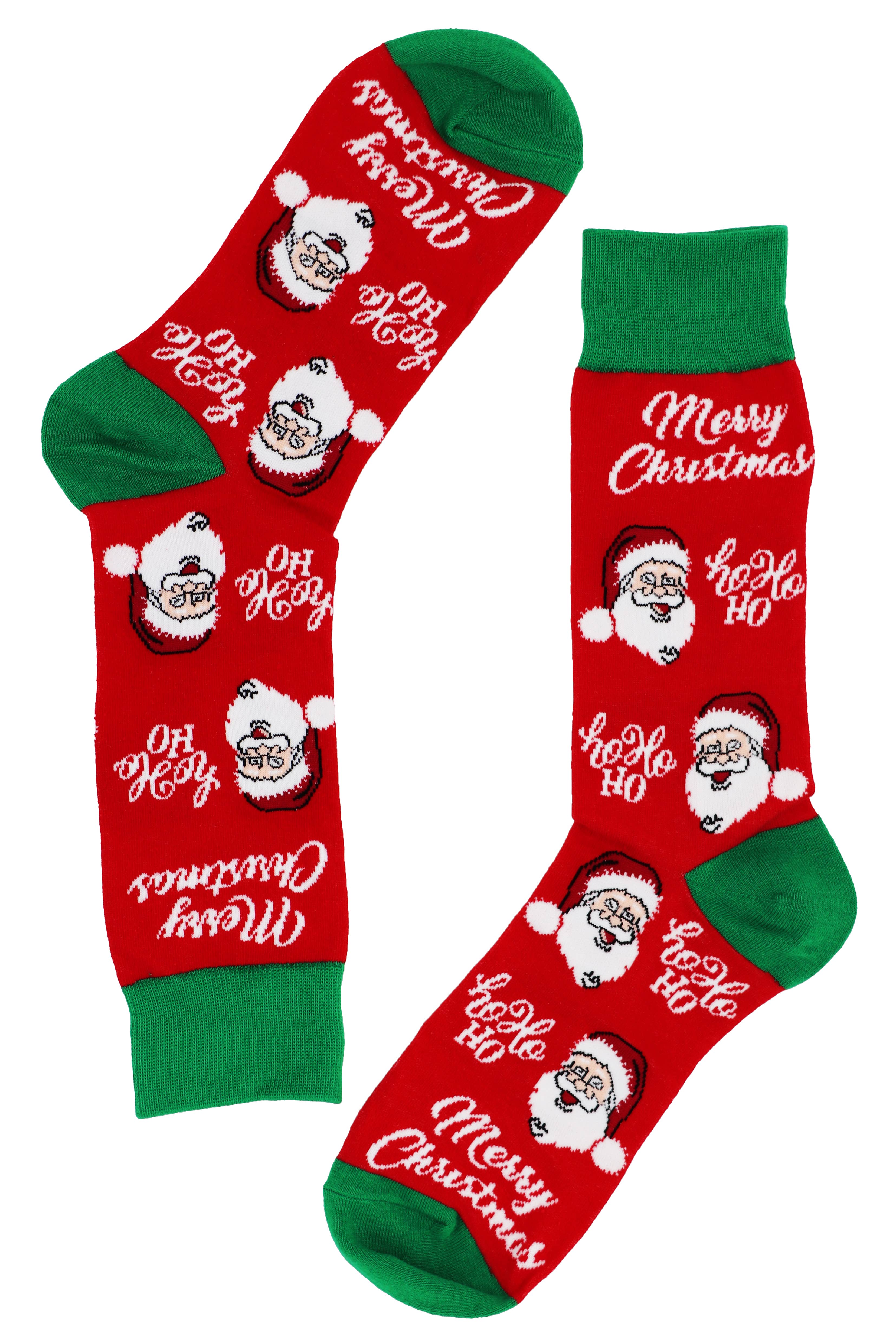 SoXcellent - Vente Chaussettes – unisexe - Chaussettes fantaisie unisexes Merry Christmas Santa Claus Hohoho20