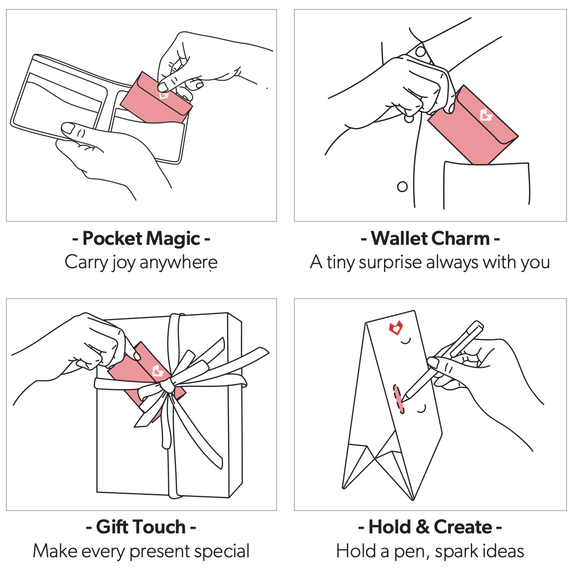 Lovepop Cards - Wholesale Everyday Greeting Card - Sparkling Winter Village: Tinypop™ Mini Card Set 2 x 2.8"3