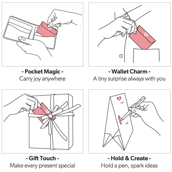 Lovepop Cards - Wholesale Everyday Greeting Card - Sparkling Winter Village: Tinypop™ Mini Card Set 2 x 2.8"3