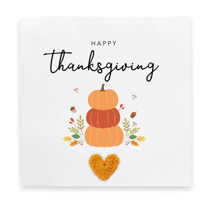 Happy Thanksgiving Card, Give Thanks, Thanks Giving, Autumn, for wholesale by Fifi's Handcrafted