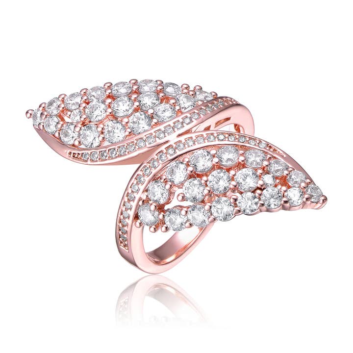 18K roségouden vergulde ring (2586-ROSE) voor wholesale door Rachel Glauber