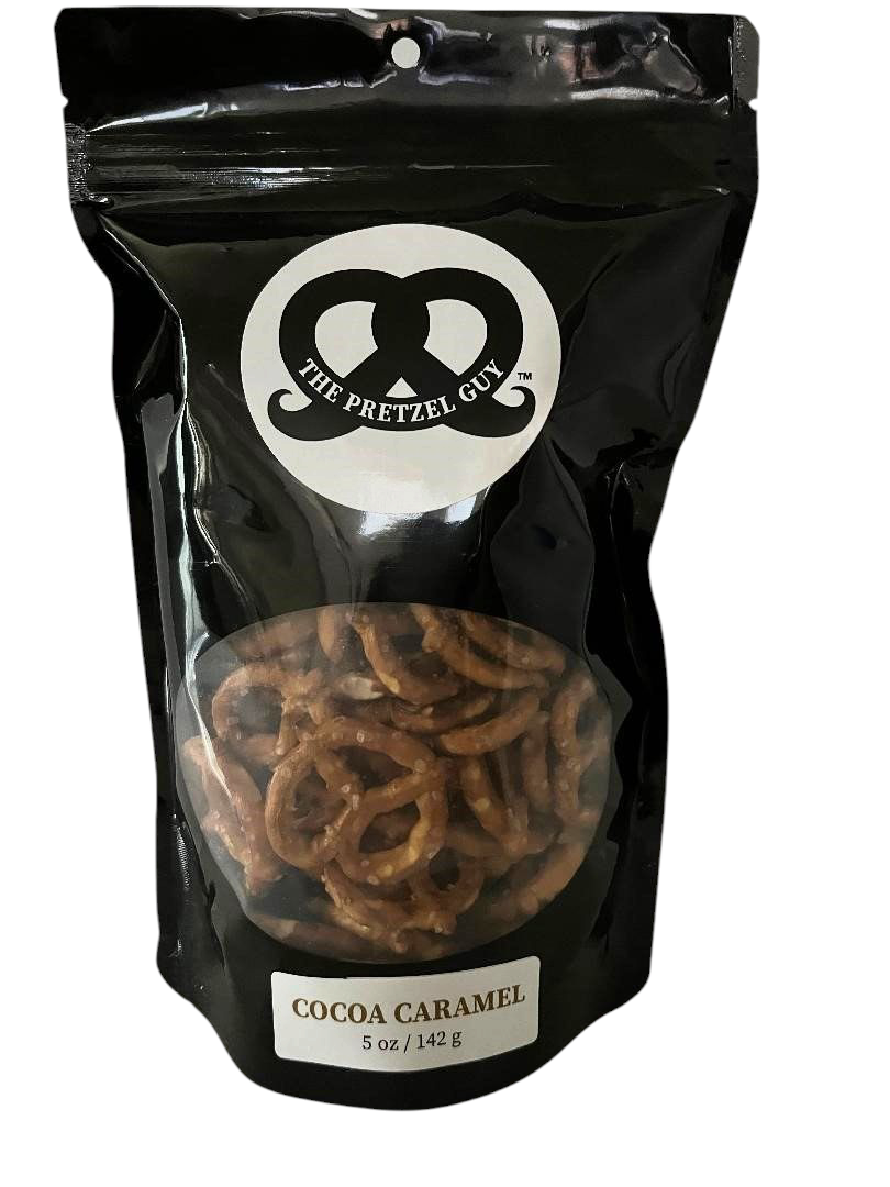 The Pretzel Guy - Wholesale Pretzels - Cocoa Caramel Pretzels0