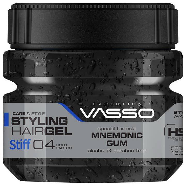 Evolution Vasso – Engroshandel Hårstyling gel/mousse – Vasso Mnemonic Styling Gum (Stiv) 500ml