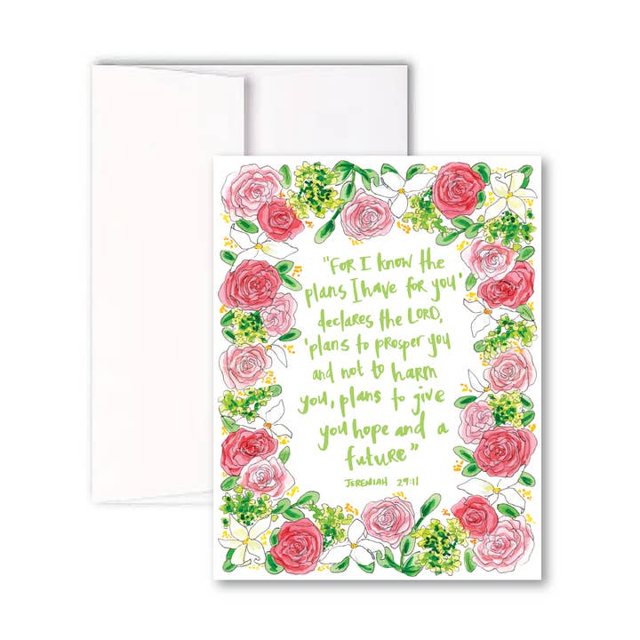 Jeremiah 29:11 for wholesale by Flower and Vine