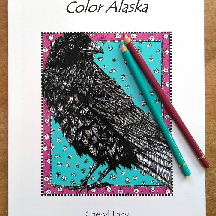 Kleur Alaska kleurboek voor wholesale door Dancing Raven Designs
