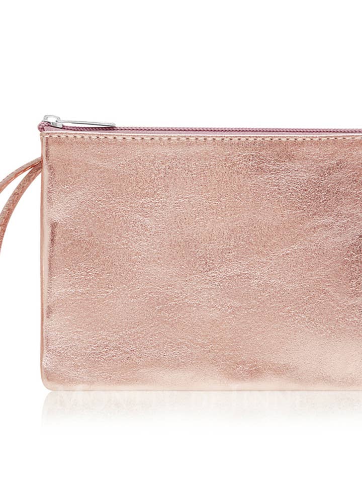 Italian Handmade Soft Leather Wristlet Coin Purse for wholesale by MONTTE DI JINNE