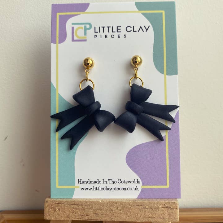 Soft Statement Bows (Poppyseed) for wholesale by Little Clay Pieces