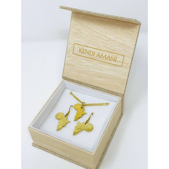 KENDI AMANI - Wholesale Jewelry Set - Mama Africa Earring and Necklace set