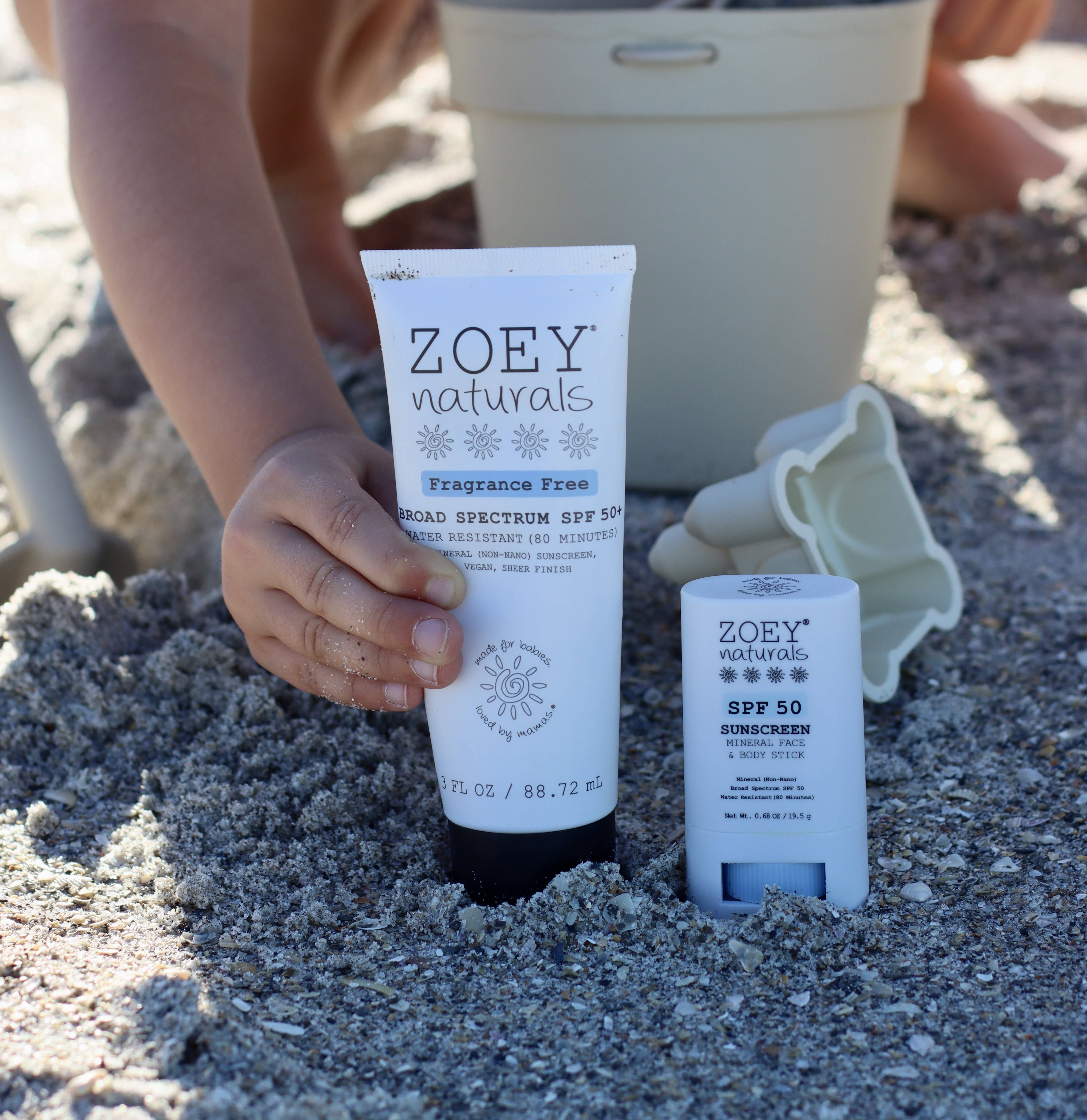 Zoey Naturals - Wholesale Sunscreen - Fragrance Free Broad Spectrum SPF 50+ Mineral Sunscreen9