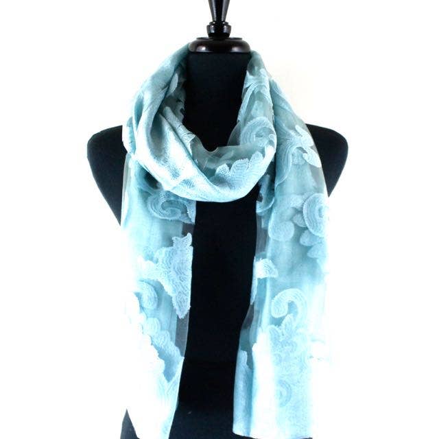 Pretty Persuasions – Großhandel Schal – Damen – JC19020 Durchsichtiger Schal/Schal „Shanghai Night Night“25