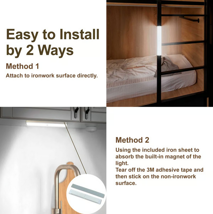 LEPOTEC INC - Wholesale Light Bulb/Puck - 6 Pack Wireless Motion Sensor Under Cabinet Light5