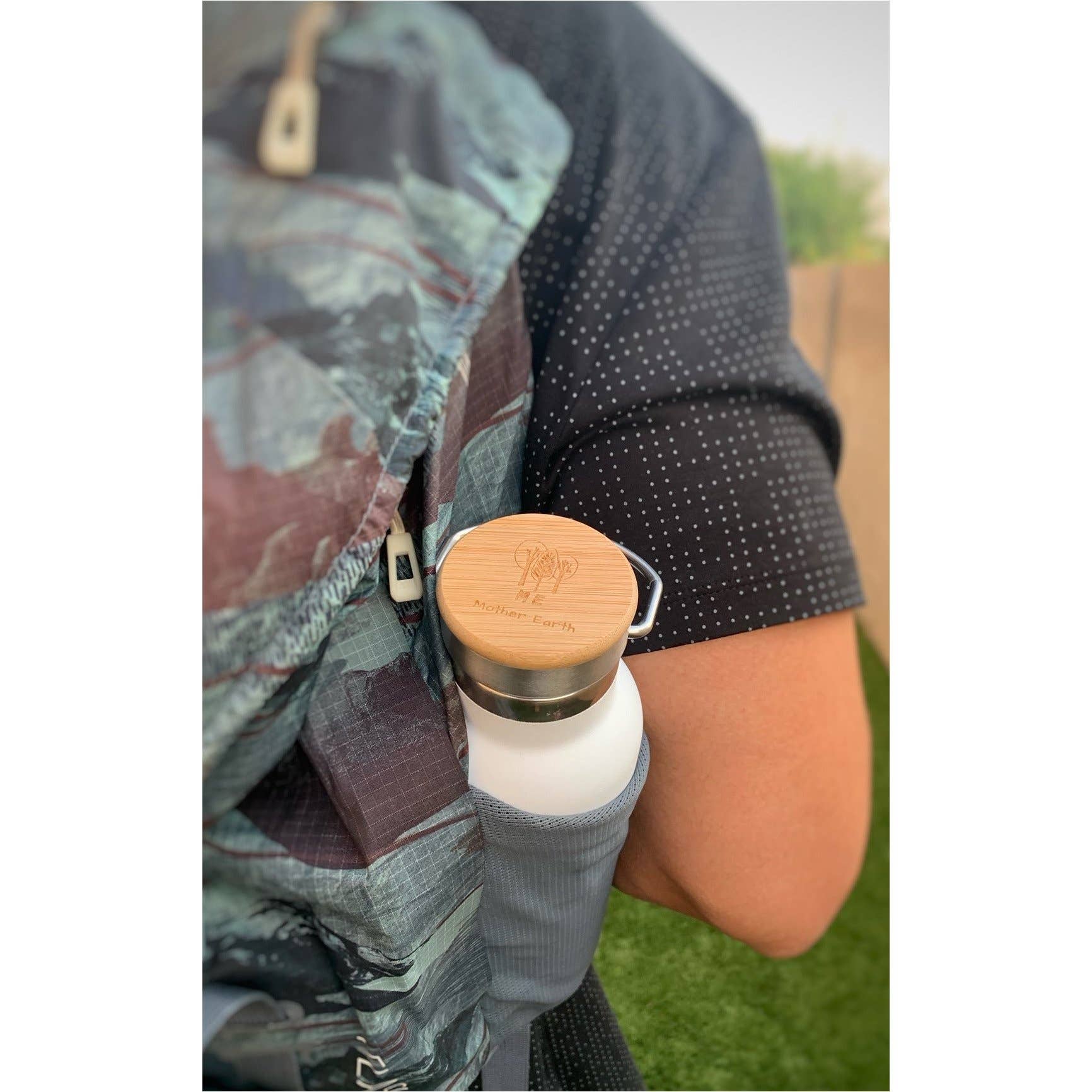 Me Mother Earth - Wholesale Water Bottle - Stainless Steel Water Bottle with Bamboo Lid5