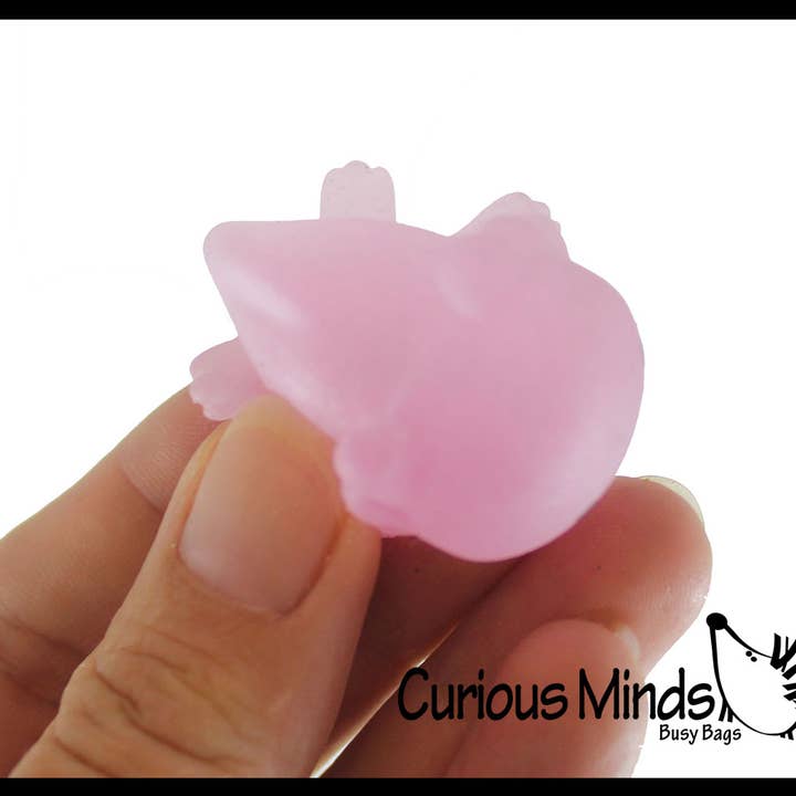 Curious Minds Toys - Vente Jouet mou – enfant et bébé - 1 Mochi Squishy Animals Axolotl - Kawaii - Cute Jelly OT
