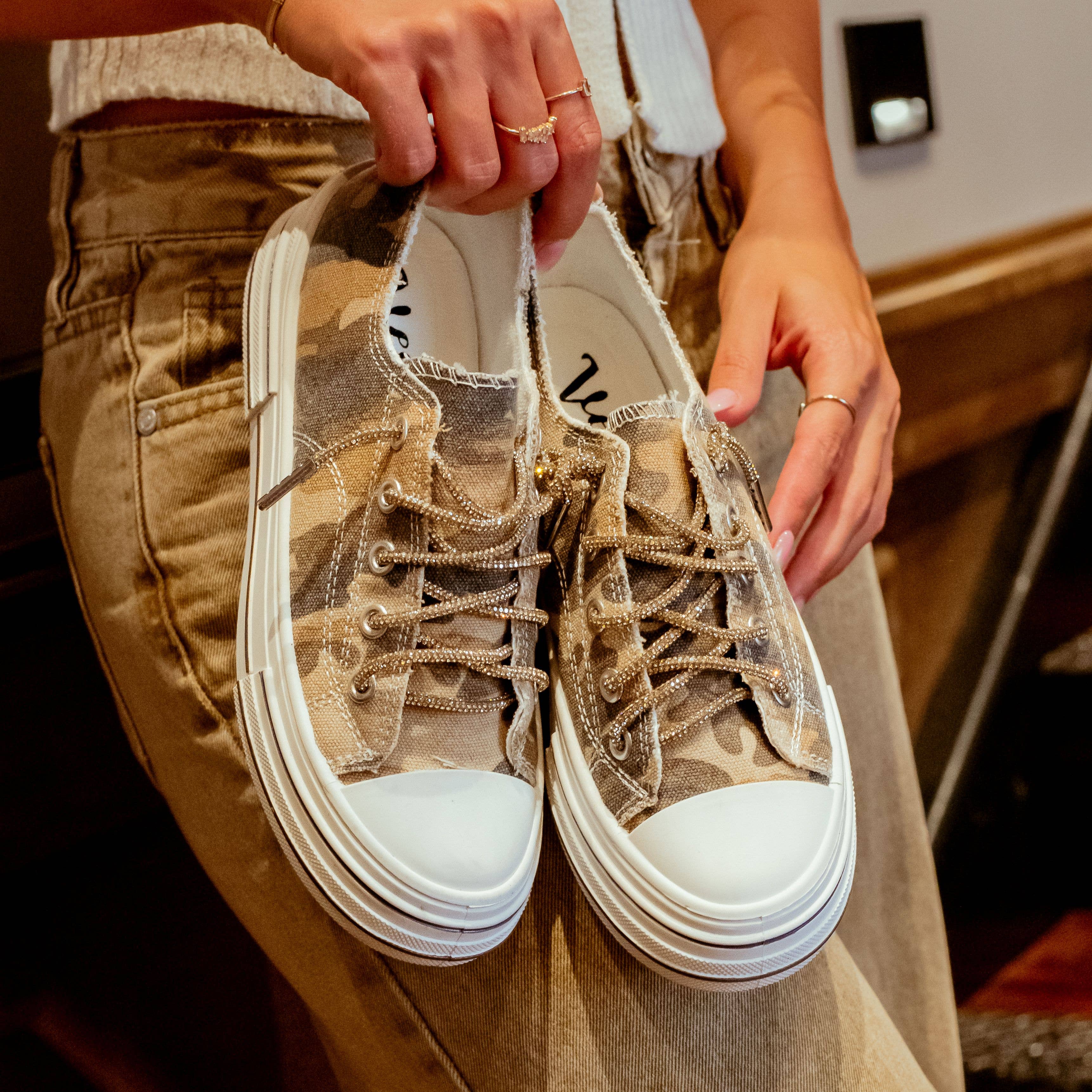 Very G - Wholesale Lifestyle Sneakers - Women's - AMAN CAMO - Women's sneaker features our updated camo print3