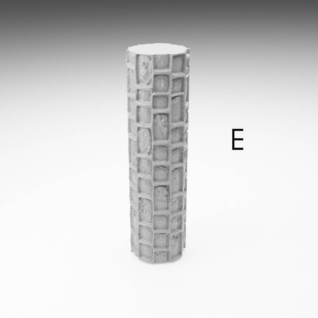 Charles Prints - Wholesale DIY Craft Kit - Textured Rollers Set 1 | D&D Terrain 28mm | 32mm | Dungeons5