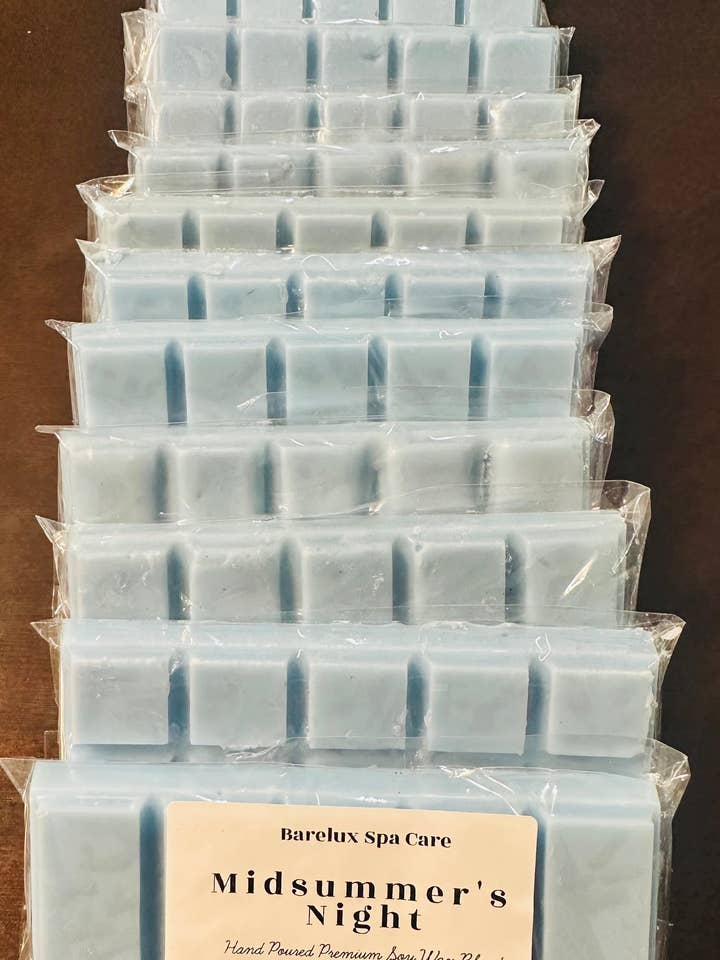 Midsummer's Night Soy Blend Wax Melts for wholesale by Barelux Spa Care