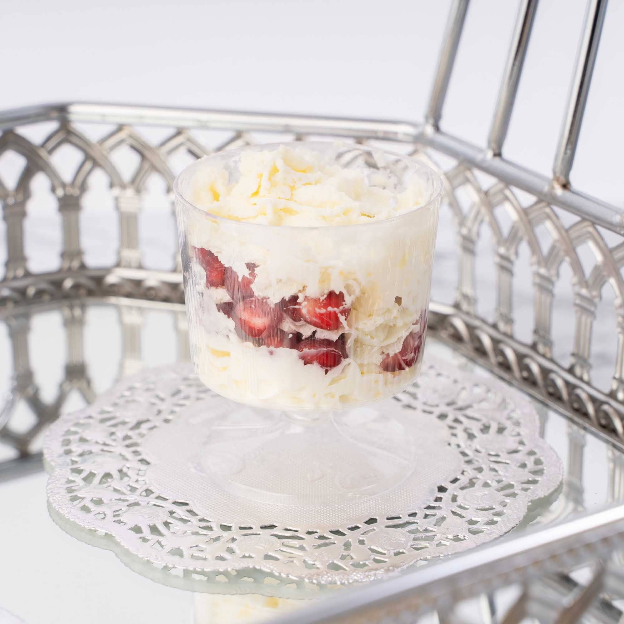 Portofino International Trading, USA - Wholesale Disposable Cup - Plastic Mini Trifle Cup 2oz - Pack of 124