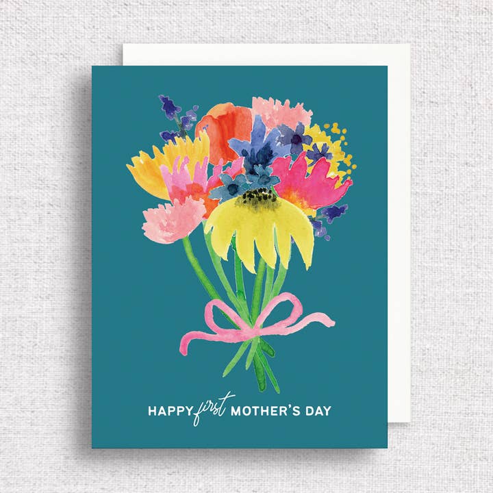 Glückwunschkarte zum ersten Muttertag | First Time Mom für den Großhandel von Gert & Co